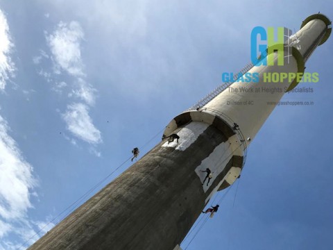 industrial chimney painting